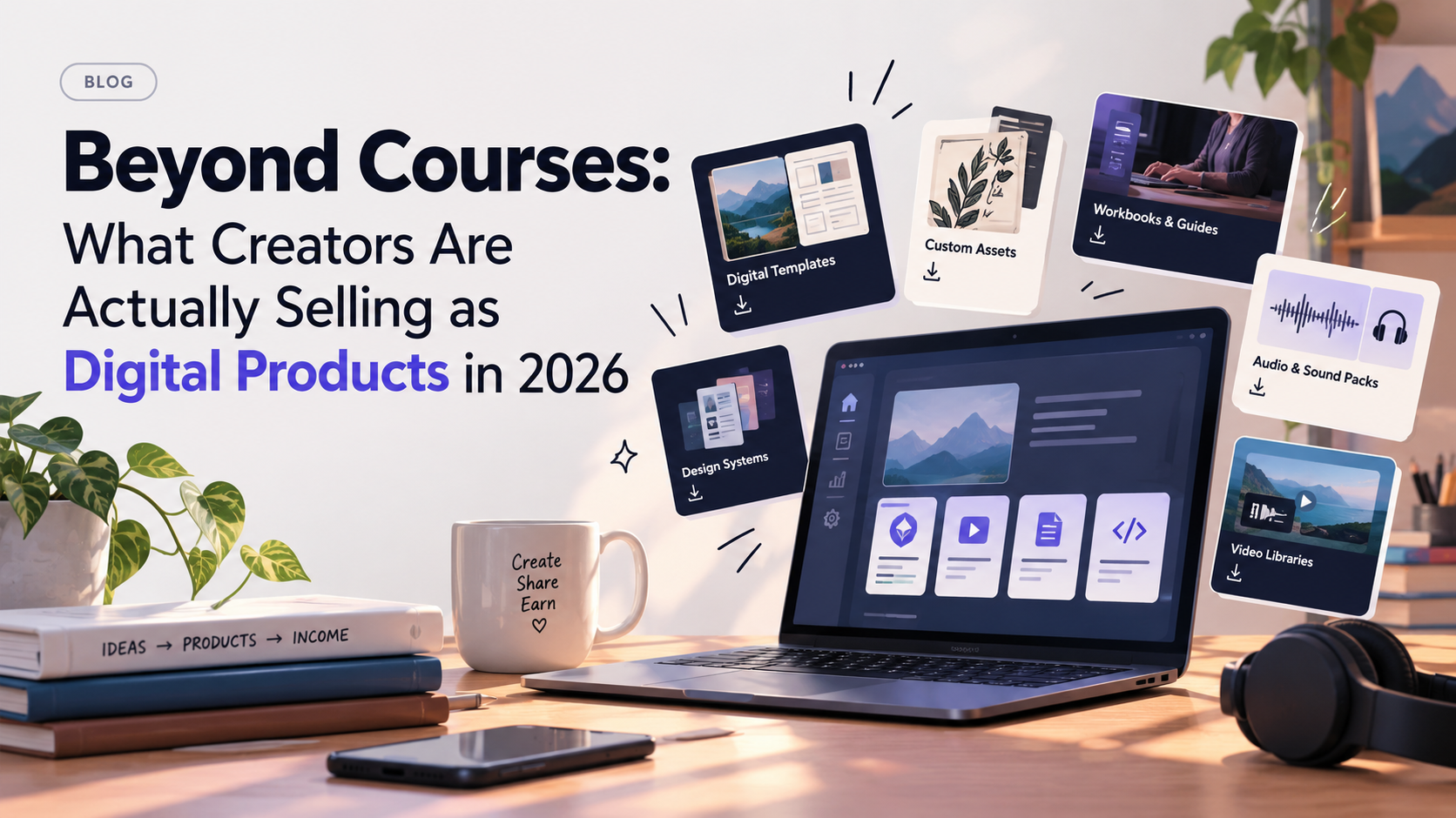 Más Allá de los Cursos: Lo Que los Creadores Realmente Están Vendiendo Como Productos Digitales en 2026