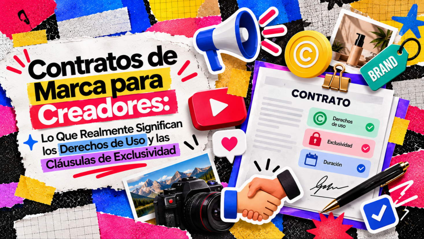 Contratos de Marca para Creadores: Lo Que Realmente Significan los Derechos de Uso y las Cláusulas de Exclusividad