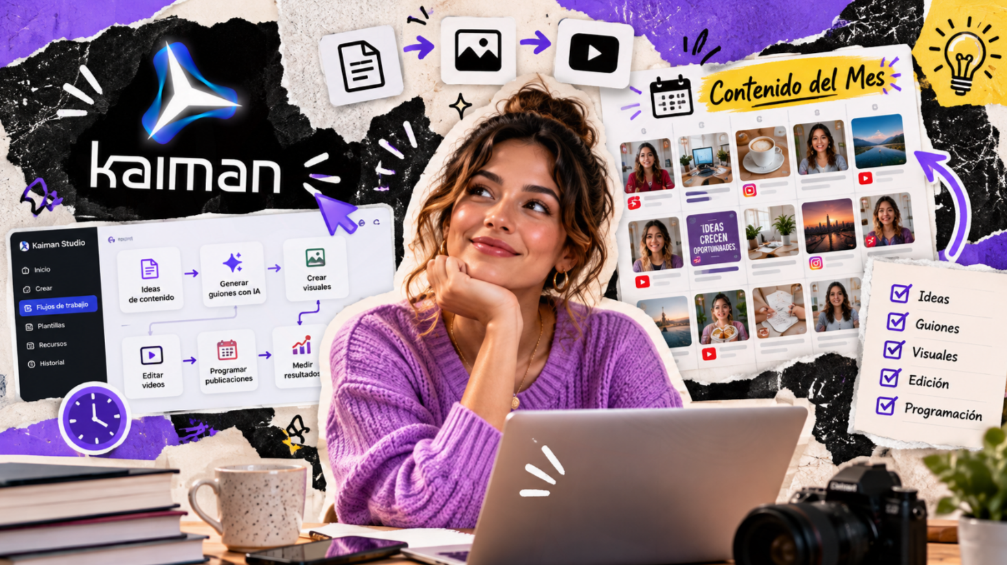 Crea un Mes de Contenido en Una Tarde: El Flujo de Trabajo con IA para Creadores
