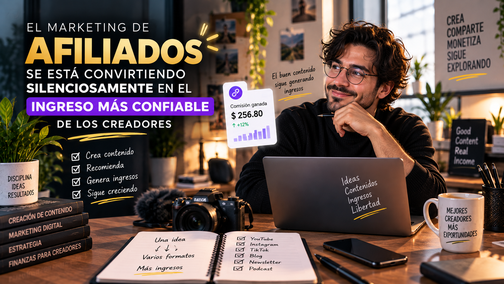 El Marketing de Afiliados Se Está Convirtiendo Silenciosamente en el Ingreso Más Confiable de los Creadores