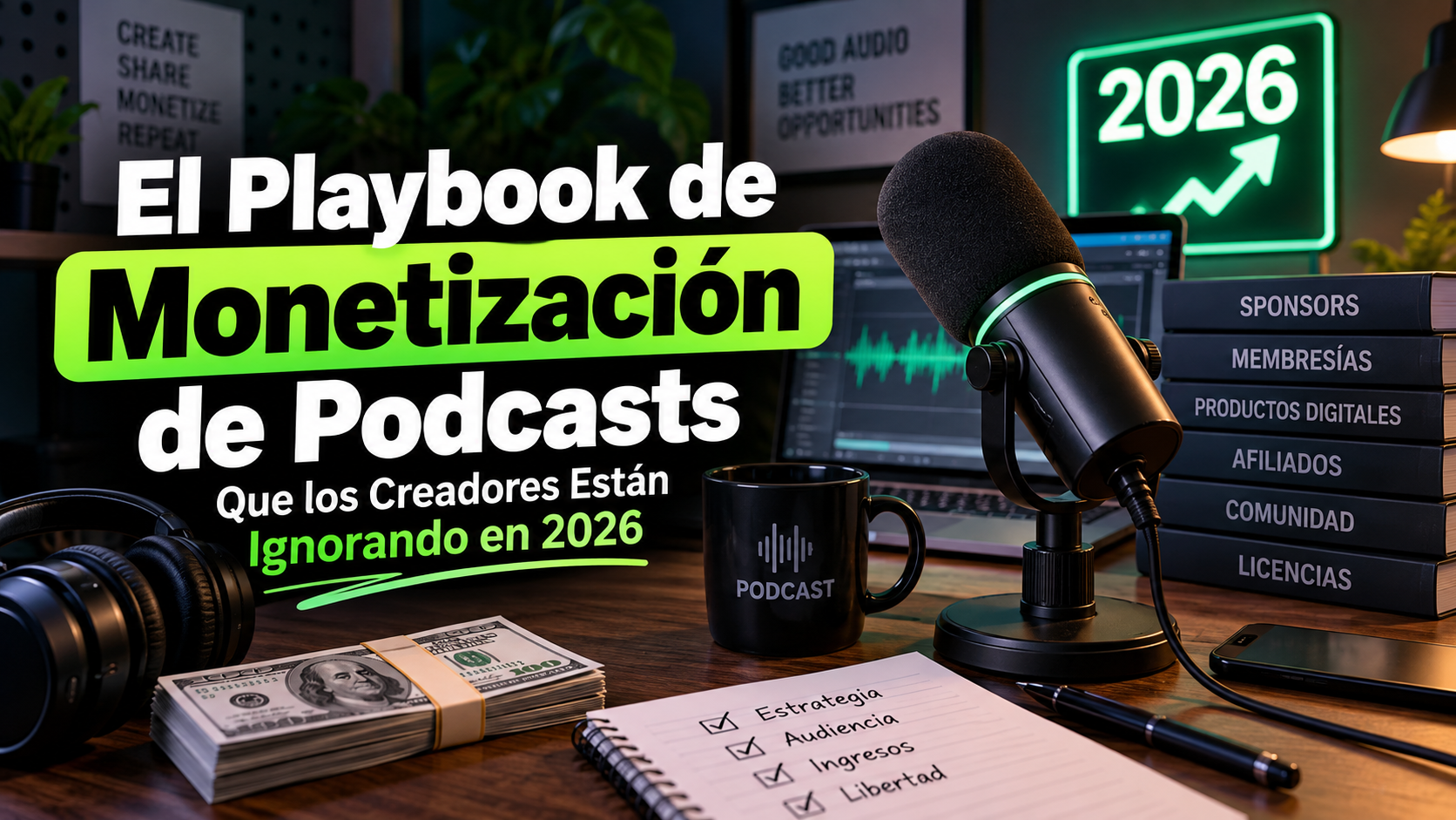 El Playbook de Monetización de Podcasts Que los Creadores Están Ignorando en 2026