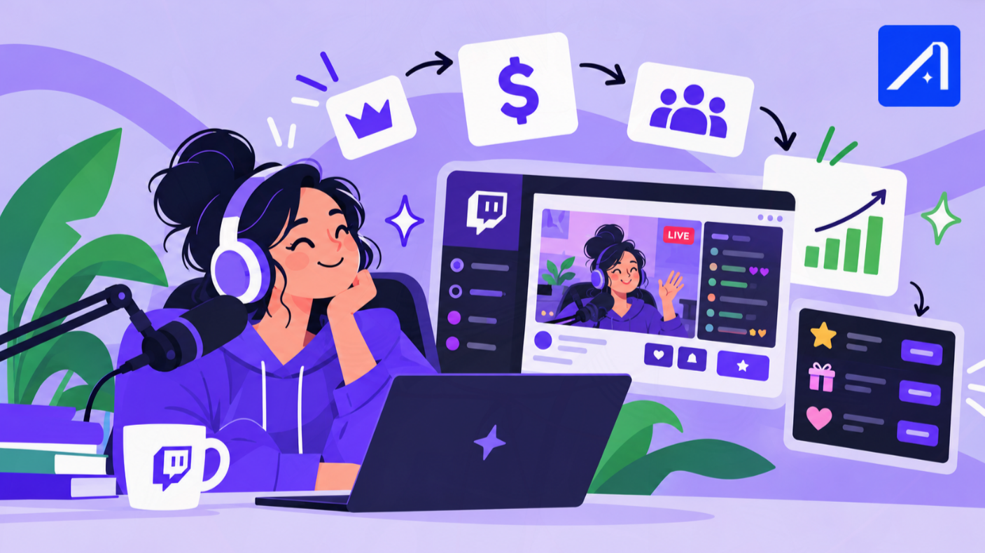 El Playbook de Monetización en Twitch Que Están Adoptando Creadores Fuera del Gaming
