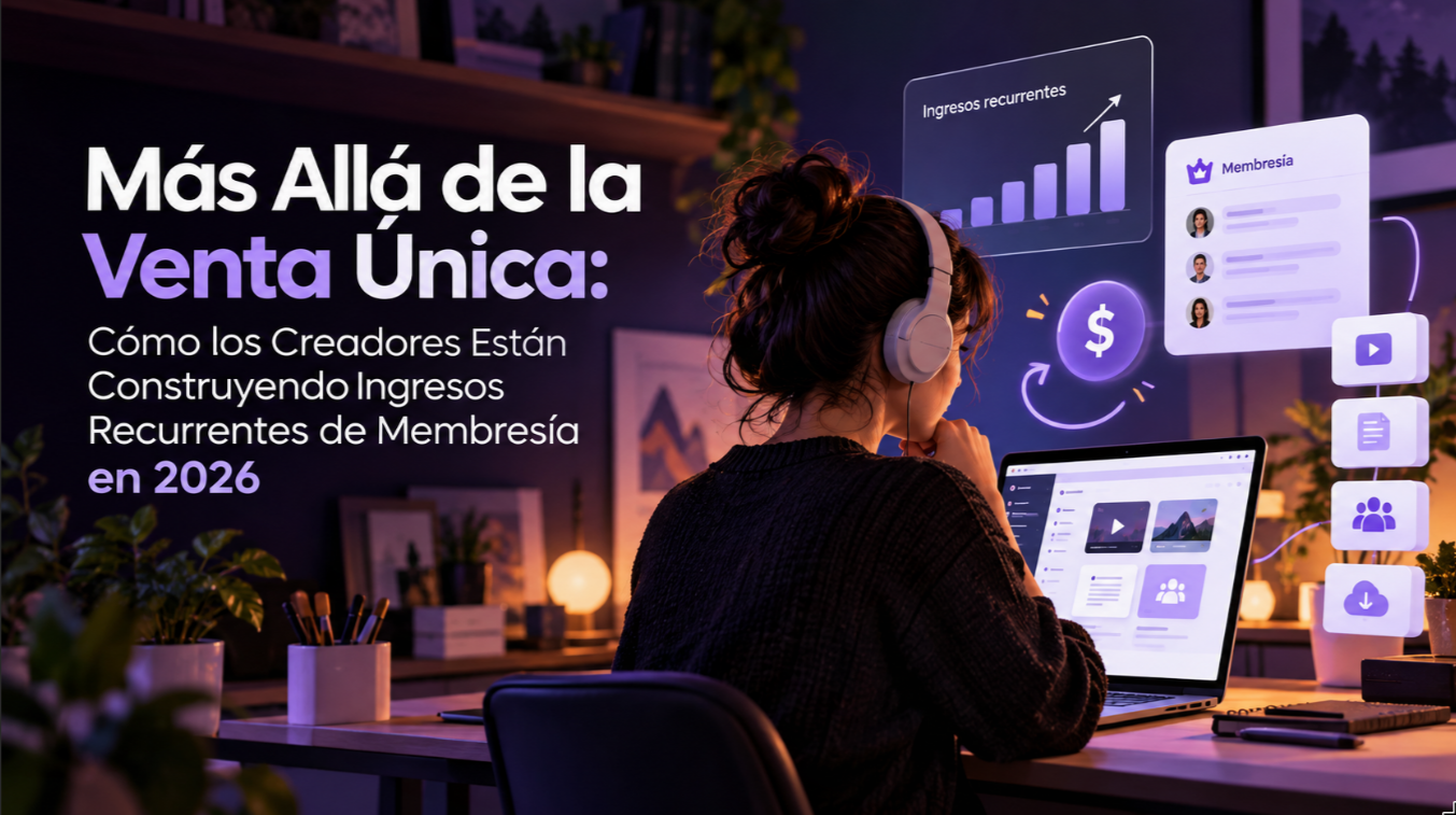 Más Allá de la Venta Única: Cómo los Creadores Están Construyendo Ingresos Recurrentes de Membresía en 2026