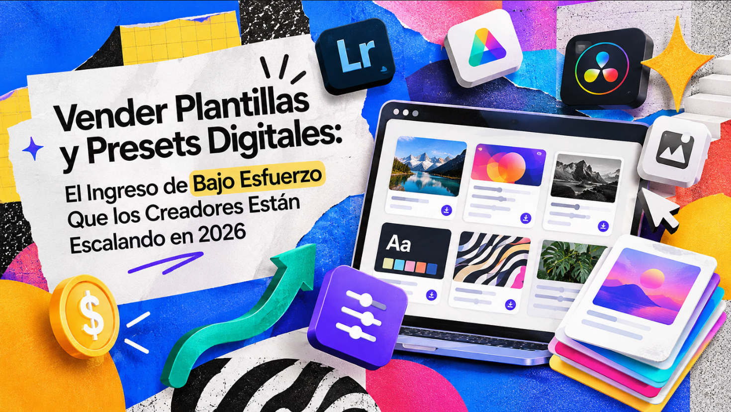 Vender Plantillas y Presets Digitales: El Ingreso de Bajo Esfuerzo Que los Creadores Están Escalando en 2026