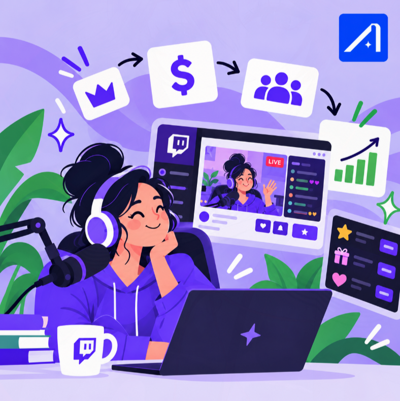 El Playbook de Monetización en Twitch Que Están Adoptando Creadores Fuera del Gaming