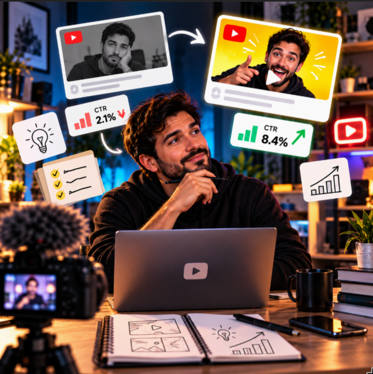 Por Qué Tus Vistas No Convierten: Guía de Optimización de Miniatura y Gancho para Creadores